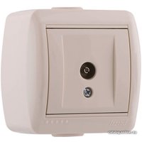 Розетка телевизионная Lezard Nata 710-0300-130 (кремовый)