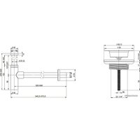 Сифон Wellsee Drainage System 182119005 (сифон, выпуск, хром)