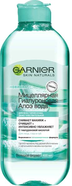

Garnier Мицеллярная вода Гиалуроновая Алоэ 400 мл
