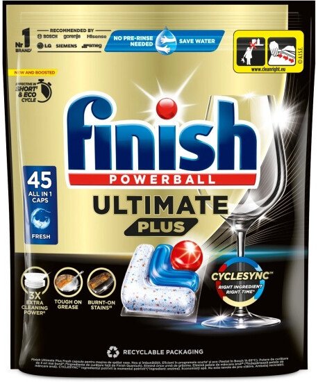 Капсулы для посудомоечной машины Finish Ultimate Plus All in 1 (45 шт)