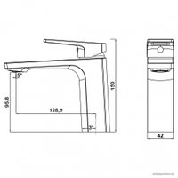 Смеситель Swedbe Kronos 2010