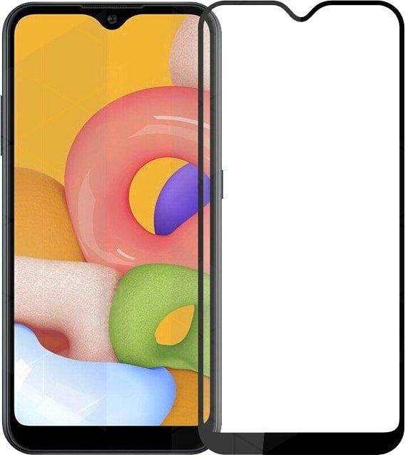 

Защитное стекло KST Full glue для Samsung Galaxy A01 (A015) (черное)