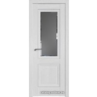 Межкомнатная дверь ProfilDoors 2.88XN L 80x200 (монблан, стекло square графит)