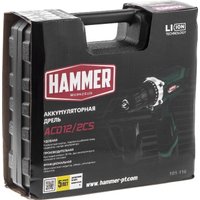 Дрель-шуруповерт Hammer ACD12/2CS (с 2-мя АКБ, кейс)