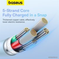 Кабель Baseus Pudding Series USB Type-C - Lightning (1.2 м, голубой)