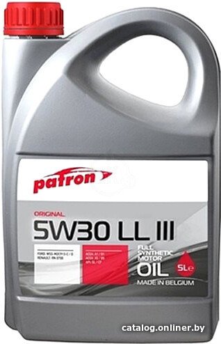 Моторное масло Patron Original 5W30 LL III 5л