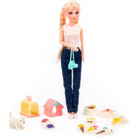 Кукла-питомец Полесье Ксюша в брюках 08163