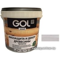 Пропитка GOL Wood Aqua Защитно-декоративная 2.5 кг (иней)