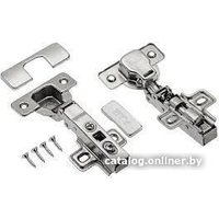 Мебельная петля GTV накладная с доводчиком с клипом д.35 PRESTIGE