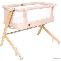Приставная детская кроватка Nuovita Accanto Dalia (бежевый/дерево)
