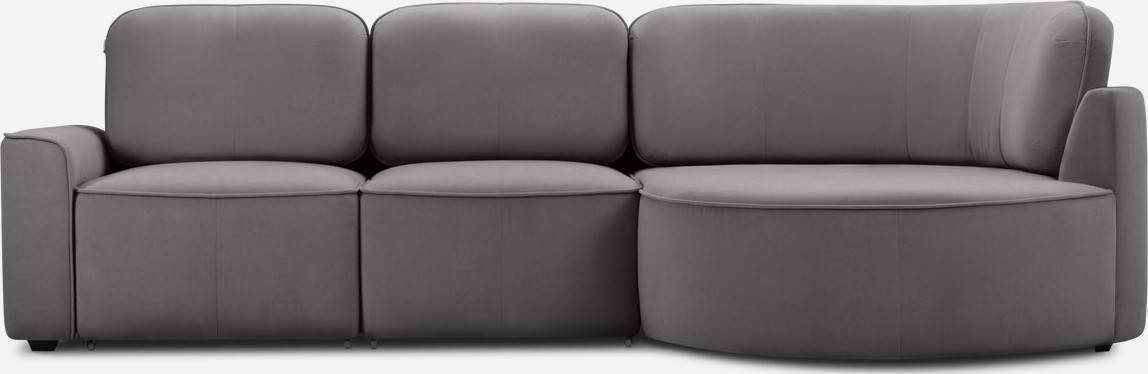 

Угловой диван Divan Шера Velvet Grey 229004 (серый)