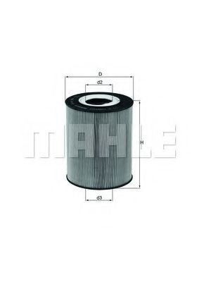 

Масляный фильтр Mahle Knecht OX146D