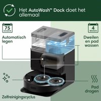 Робот-пылесос iRobot Roomba Plus 405 Combo Robot + AutoWash Dock (черный)