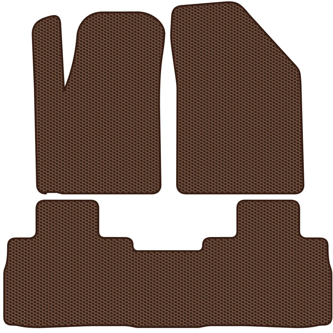 

Комплект ковриков для авто Alicosta Evolute i-Space I (suv / Гибрид) 2023 - Н.В. задний цельный (коричневый, сота)