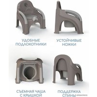 Детский горшок Amarobaby Baby chair AB221105BCh/11 (серый)