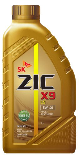 Моторное масло ZIC X9 5W-40 1л