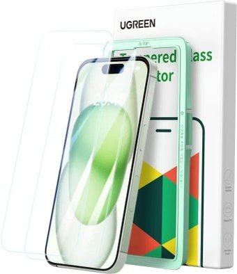 Защитное стекло Ugreen HD Screen Tempered Protective Film для Apple iPhone15/16 Plus SP370