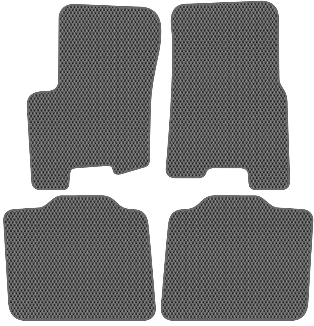 

Комплект ковриков для авто Alicosta SsangYong Tager (suv / KJ) 1996 - 2011 (серый, ромб)