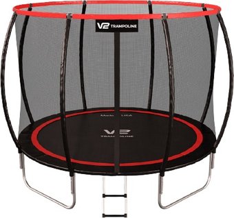 Батут V2 Trampoline Redline 10FT 312 см (с внешней сеткой и лестницей)