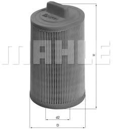 

Воздушный фильтр Mahle Knecht LX1277