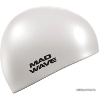 Шапочка для плавания Mad Wave Intensive (белый)