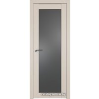 Межкомнатная дверь ProfilDoors 2.19U L 90x200 (санд, стекло графит)