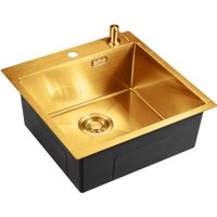 Кухонная мойка Emar EMB-117A PVD Nano Golden в Пинске
