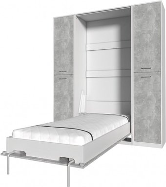 Комплект мебели для спальни Интерлиния Innova V90-2 (бетон/белый)