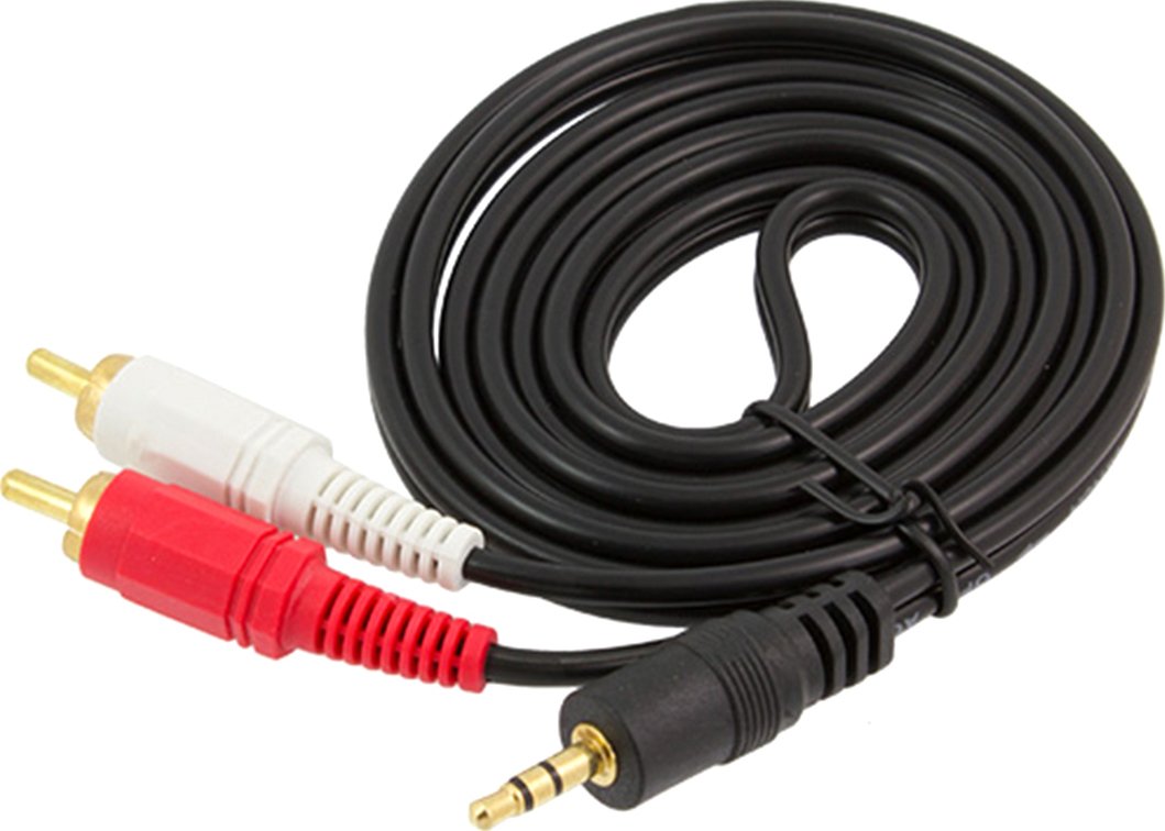 

Кабель Sipl AK233 RCA - 3.5 мм (1.5 м, черный)