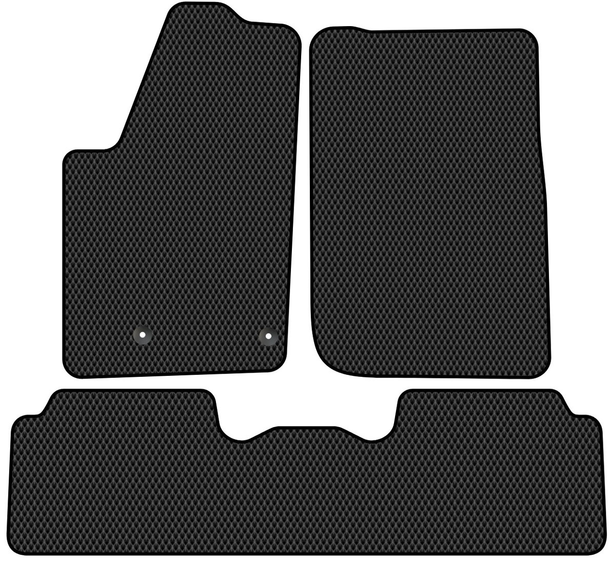 

Комплект ковриков для авто Alicosta Peugeot Partner Origin (пассажирский / M59) 2008 - 2011 (черный, ромб)