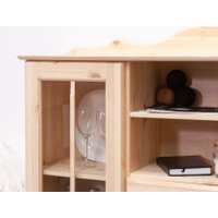 Шкаф-витрина Диприз Бритта 2 дв 4 ящ Д.70056.1 (сосна/лак)