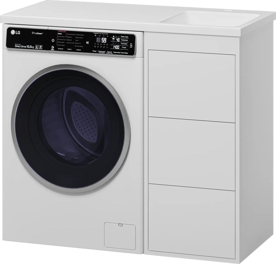 Brevita Тумба с умывальником Grafit 40 GRA-01040-023Я+5213100