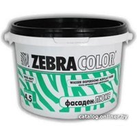 Краска Zebracolor Фасаден Люкс 30кг (белый)