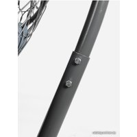 Подвесной диван M-Group Лежебока 11180309 (с серым ротангом/серая подушка)