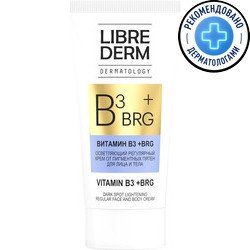 

Librederm Крем для лица Dermatology Brg+ витамин В3 для лица тела от пигментных пятен (50 мл)