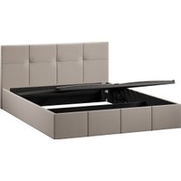 Кровать Трия Лора с ПМ 160x200 (велюр Confetti Smoke)