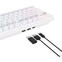 Клавиатура Royal Kludge RK92 RGB (белый, RK Red)