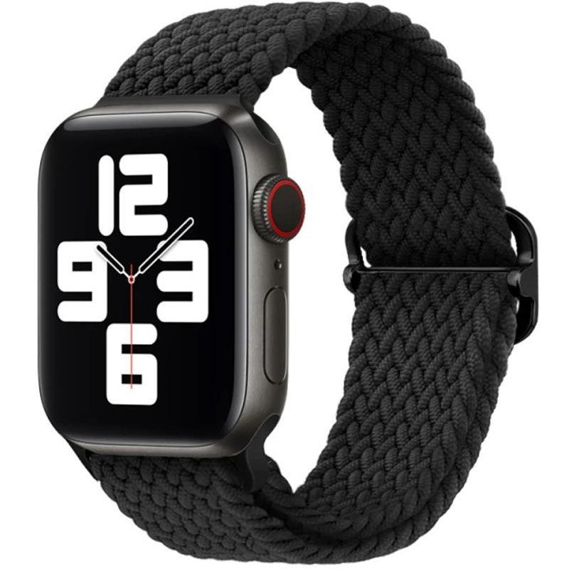

Ремешок Rumi Wick из плетеного нейлона для Apple Watch 42/44/45mm (черный)