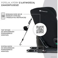 Детское автокресло KinderKraft Oneto3 i-Size (черный)