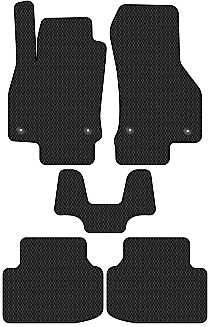 

Комплект ковриков для авто Alicosta Skoda Octavia III (универсал, лифтбек / A7) 2012 - 2017 (черный, ромб)