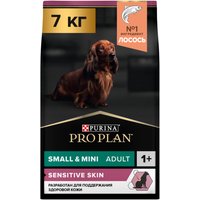 Сухой корм для собак Pro Plan Adult Small & Mini Optiderma Sensitive Skin с лососем 7 кг