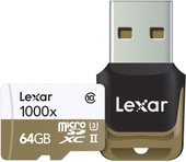 LSDMI64GCBEU1000R microSDXC 64GB (с кардридером)