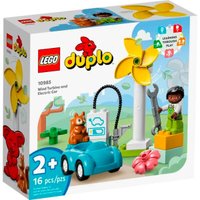 Конструктор LEGO Duplo 10985 Ветряная турбина и электромобиль в Борисове