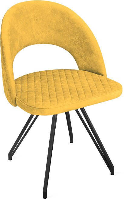 

Стул Трия Гэтсби К4 (черный муар/микровелюр Wellmart Yellow)