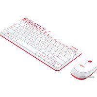 Офисный набор Logitech MK240 Nano (белый, нет кириллицы)