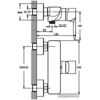 Смеситель Mixxus Columbia 003 MX0171