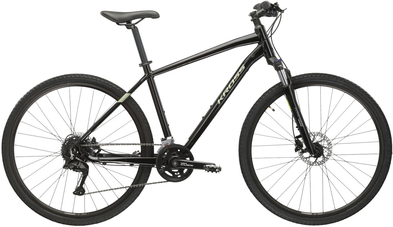 

Велосипед Kross Evado 5.0 XL/23" 2024 (черный/зеленый глянцевый)