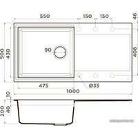 Кухонная мойка Omoikiri Sakaime 100 DC (темный шоколад)