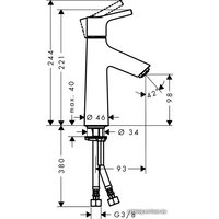 Смеситель Hansgrohe Talis S 72023000