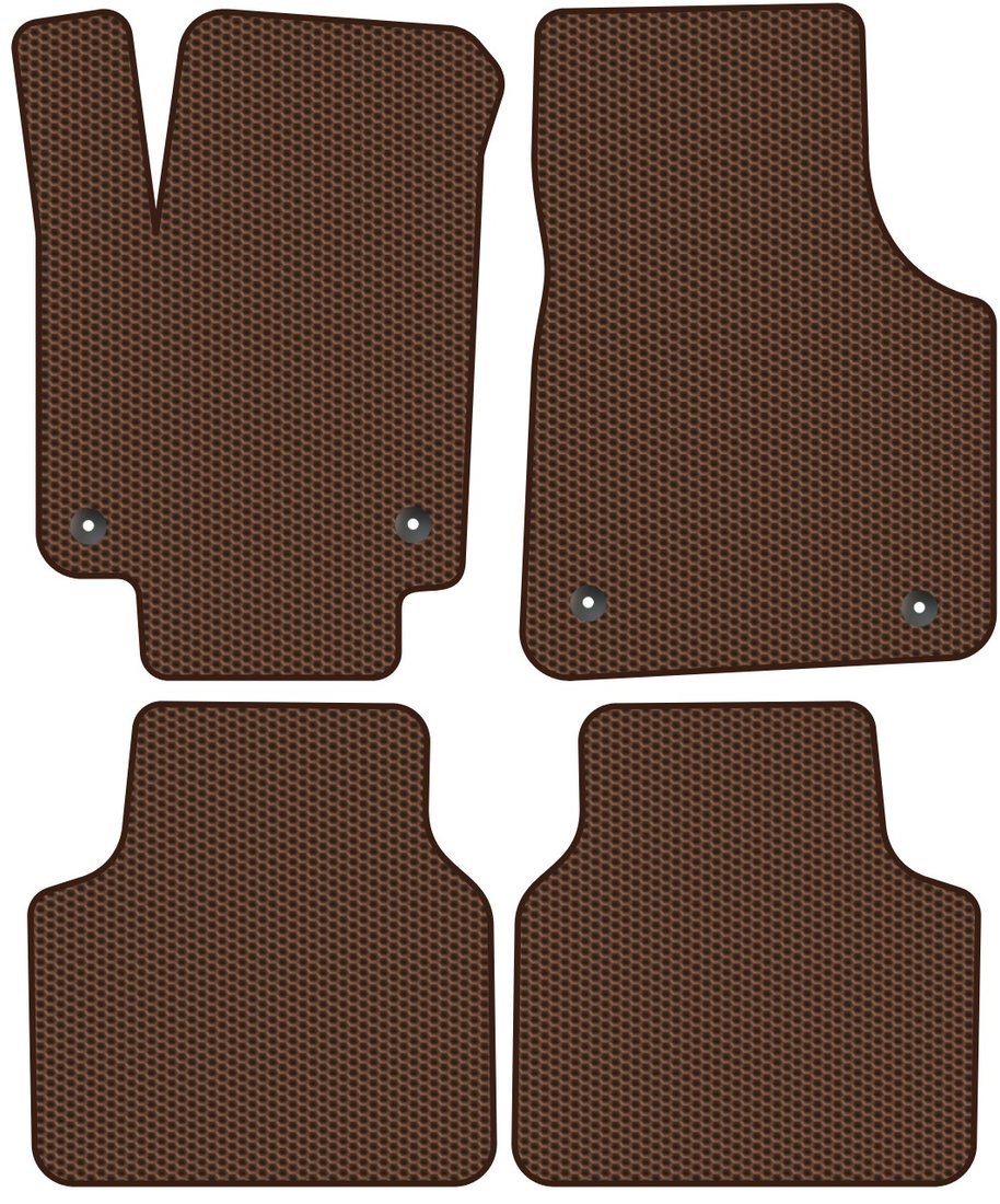 

Комплект ковриков для авто Alicosta Volkswagen Teramont (suv 5 мест / CA1) 2016 - Н.В. (коричневый, сота)